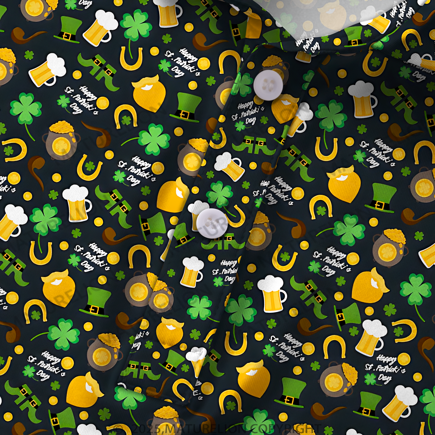 Maturelion St. Patricks Tag Polo Shirt