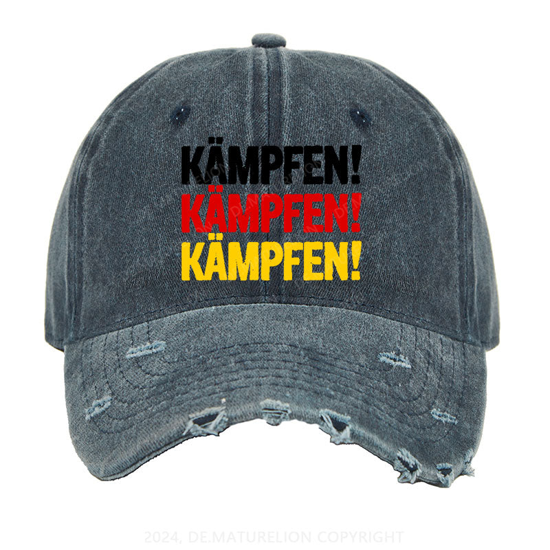 Kämpfen Kämpfen Kämpfen Gewaschene Vintage Cap