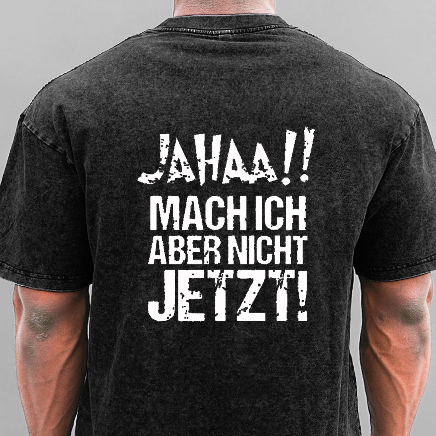 Jahaa!! Mach Ich Aber Nicht Jetzt Gewaschene Vintage T-Shirt