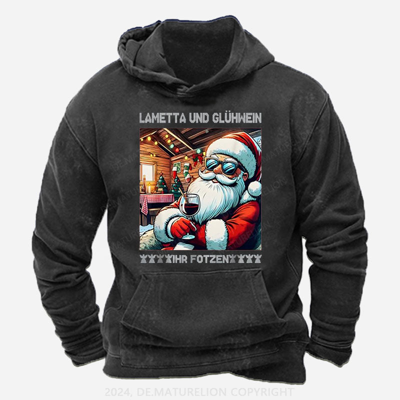 Lametta Und Glühwein Ihr Fotzen Hoodie