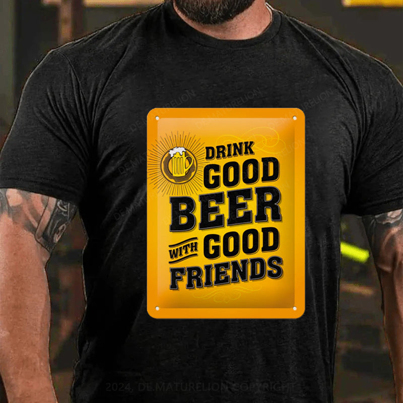 Maturelion Gutes Bier Gute Freunde T-Shirt