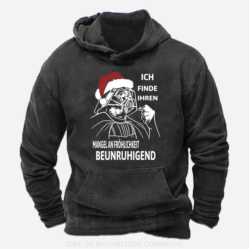 Ich finde Ihren Mangel an Fröhlichkeit beunruhigend Hoodie