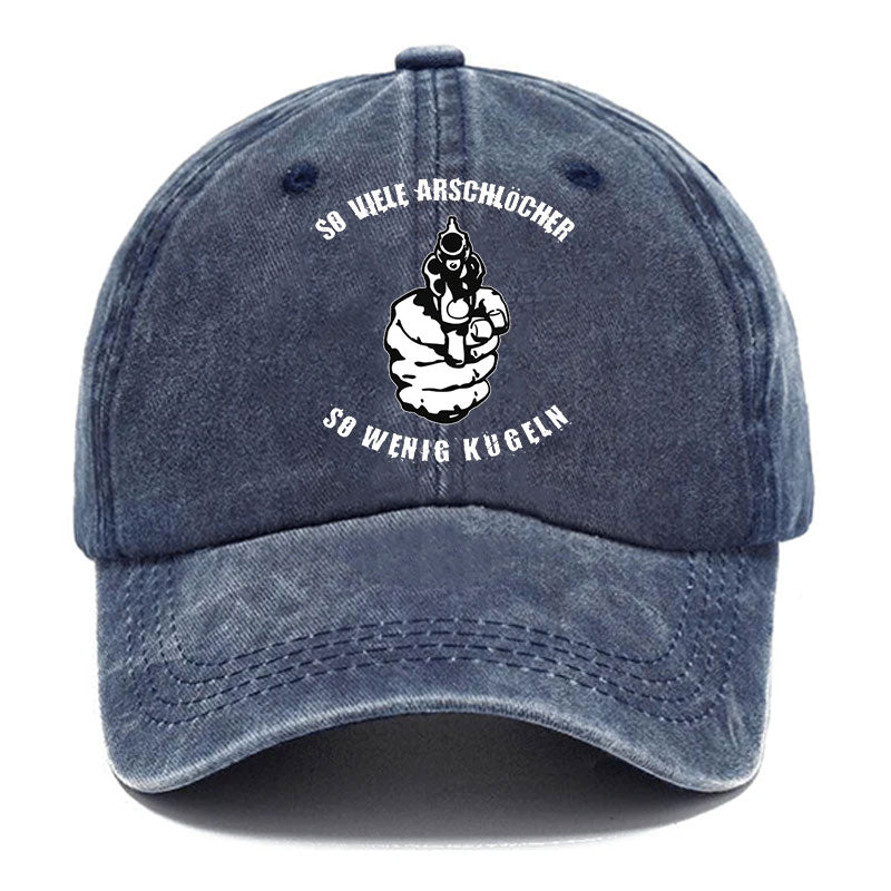 So viele Arschlöcher so wenig Kugeln Baseball Cap