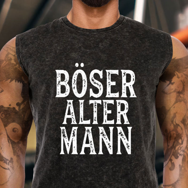 Böser Alter Mann Tank Top