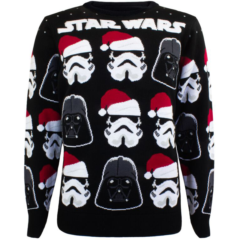 Darth Vader & Sturmtruppler Hässliche Weihnachtspullover Funny Xmas Ugly Christmas Sweater