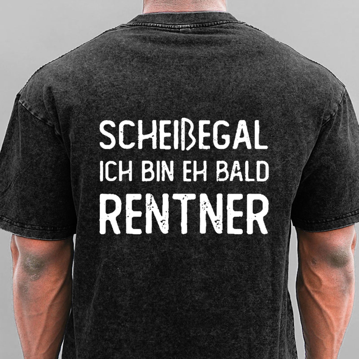 Scheißegal Ich Bin Eh Bald Rentner Gewaschene Vintage T-Shirt
