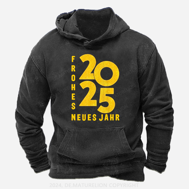 Frohes Neues Jahr 2025 Hoodie