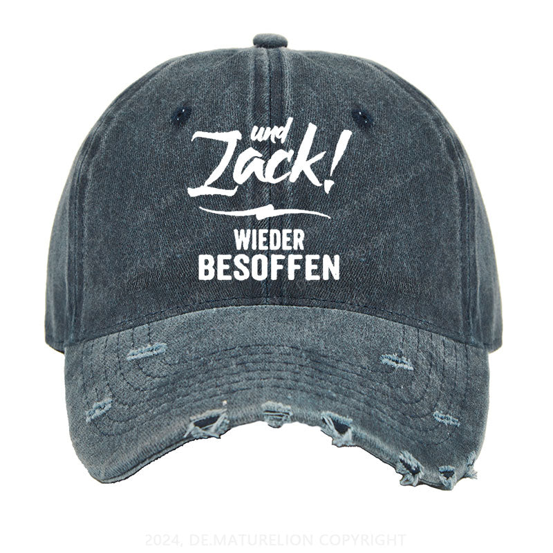 Und Zack wieder besoffen Gewaschene Vintage Cap