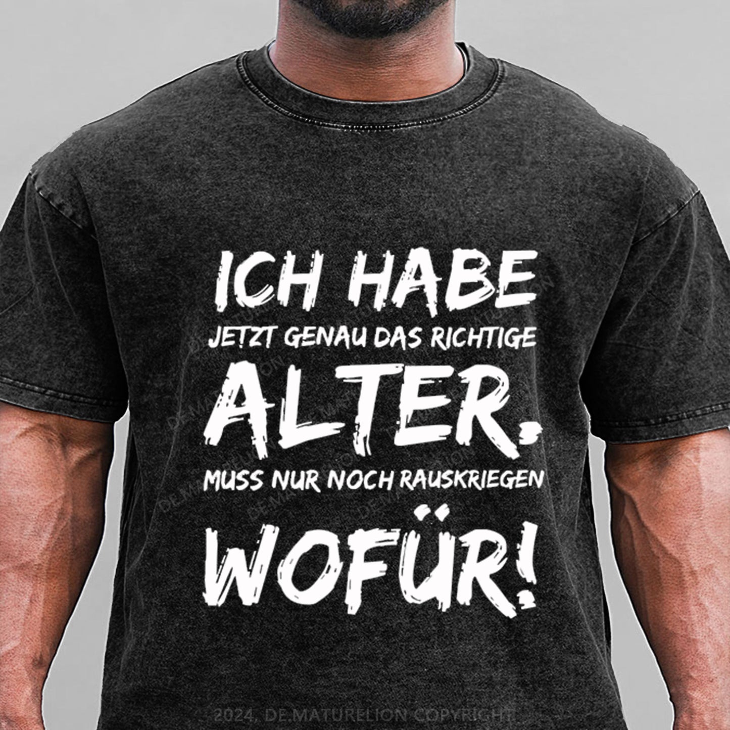 Ich Habe Jetzt Genau Das Richtige Alter Gewaschene Vintage T-Shirt
