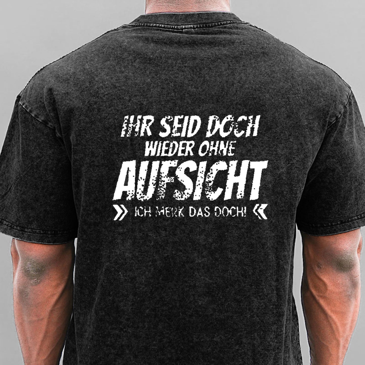 Ihr Seid Doch Wieder Ohne Aufsicht Gewaschene Vintage T-Shirt