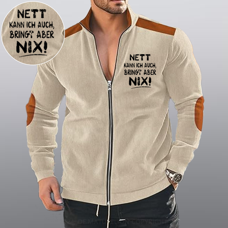 Maturelion Nett Kann Ich Auch Bringt Aber Nix Reißverschluss Jacke