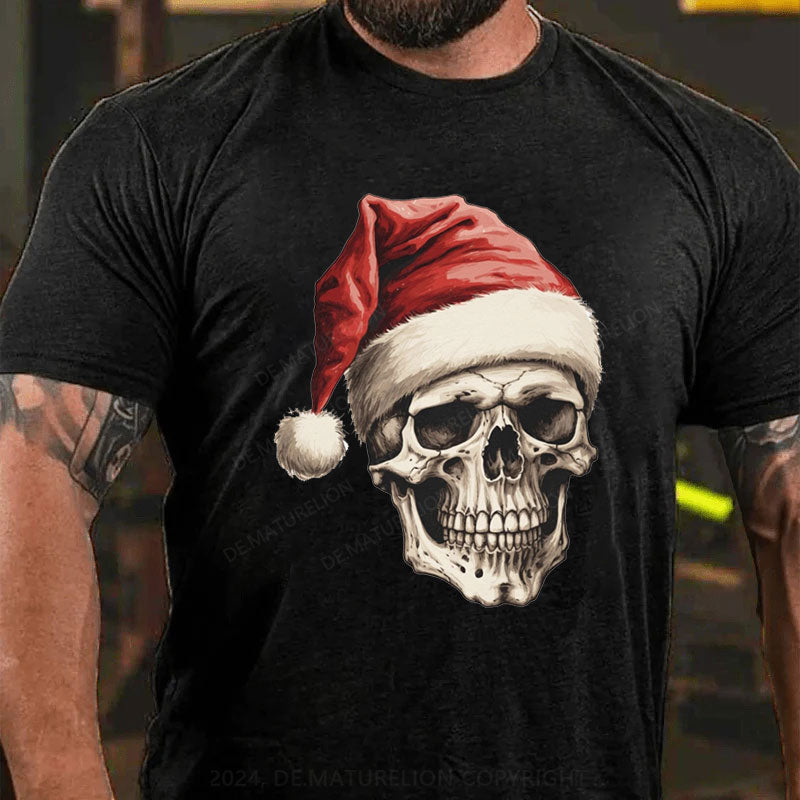 Weihnachten Schädel T-Shirt