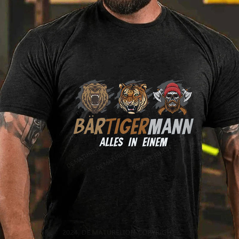 Tiger Bärtigermann T-Shirt