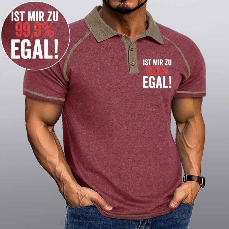 Maturelion Ist Mir Zu 99,9% Egal Kragen T-Shirt