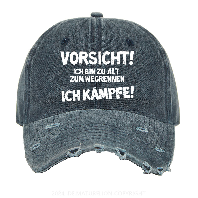 Vorsicht Kann Ich Auch Bringt Aber Nix Gewaschene Vintage Cap