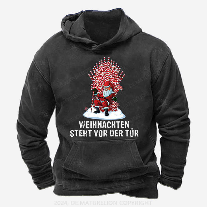 Weihnachten steht vor der Tür Hoodie