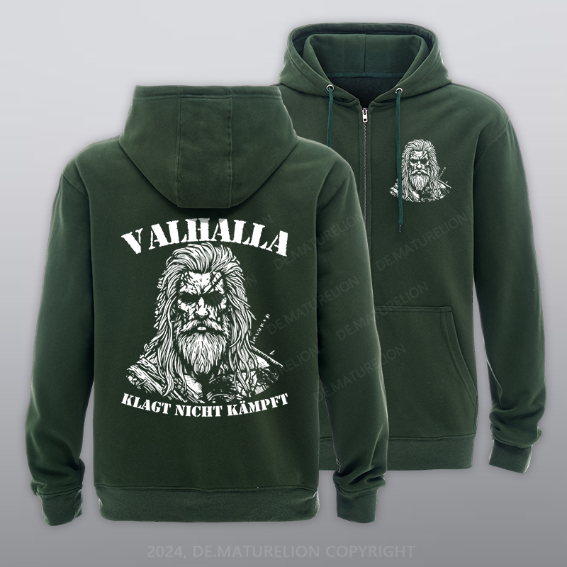 Maturelion Klagt nicht Kämpft Reißverschluss Hoodie