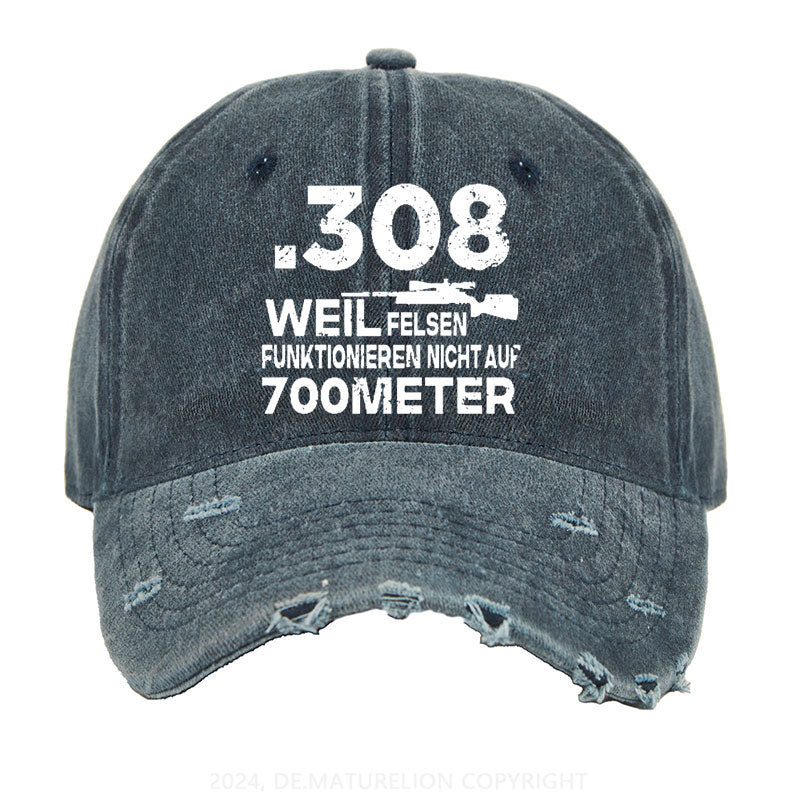 308 Weil Felsen Funktionieren Nicht Auf 700 Meter Gewaschene Vintage Cap