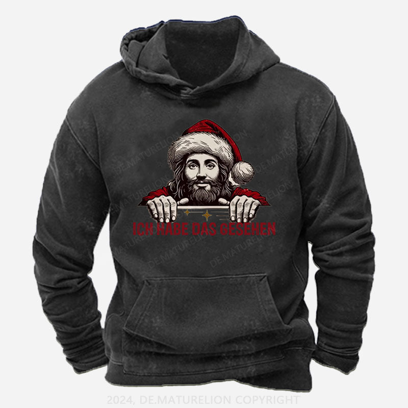 Ich habe das gesehen Weihnachten Hoodie