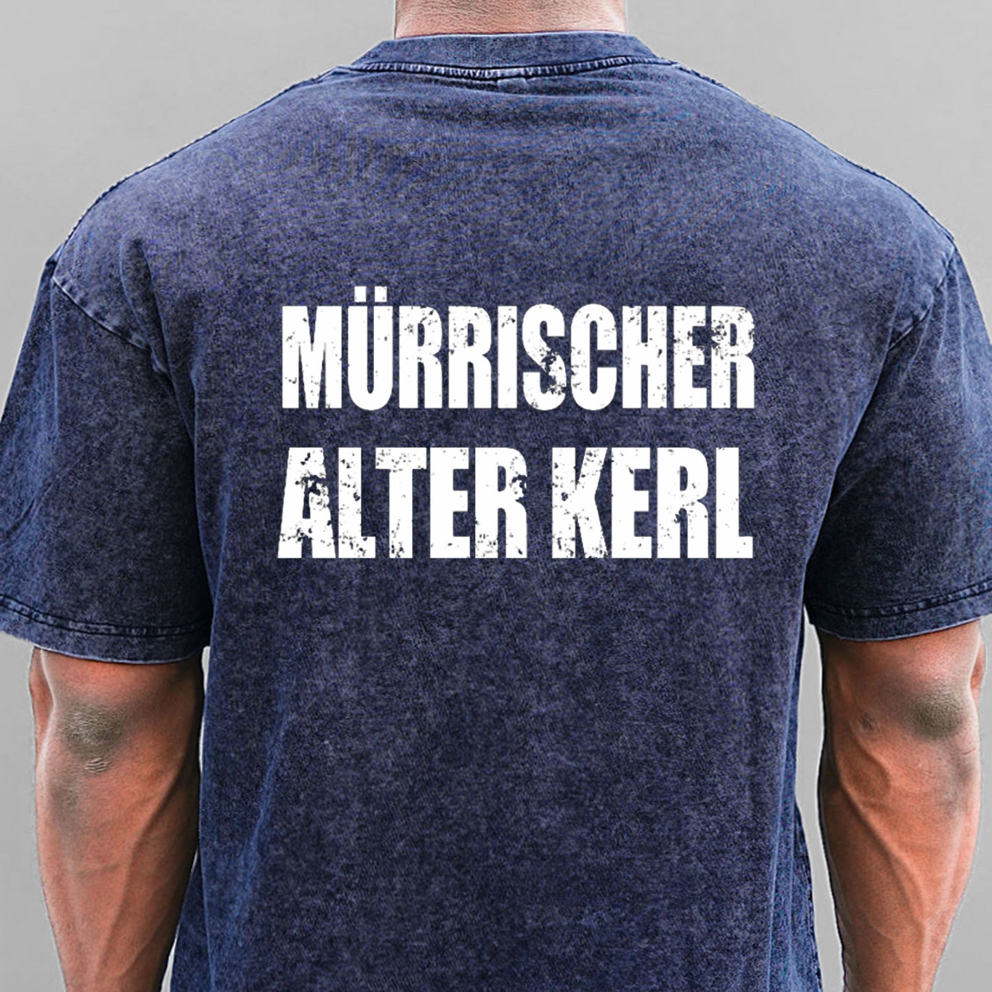 Mürrischer Alter Kerl Gewaschene Vintage T-Shirt