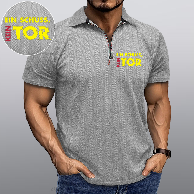 Maturelion Ein Schuss Kein Tor Kragen T-Shirt