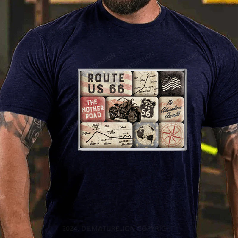 Maturelion Route 66 T-Shirt