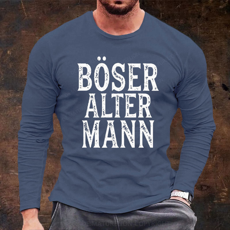 Böser Alter Mann Langarm Shirt