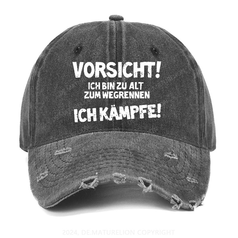 Vorsicht Kann Ich Auch Bringt Aber Nix Gewaschene Vintage Cap