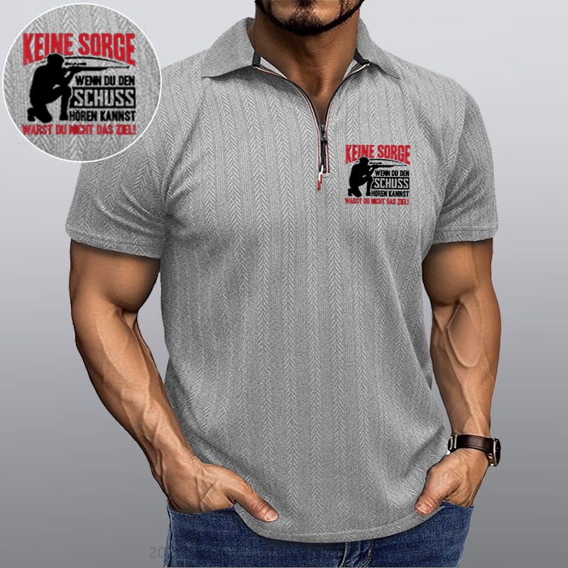 Maturelion Keine Sorge Wenn Du Den Schuss Hören Kannst Warst Nicht Ziel Kragen T-Shirt