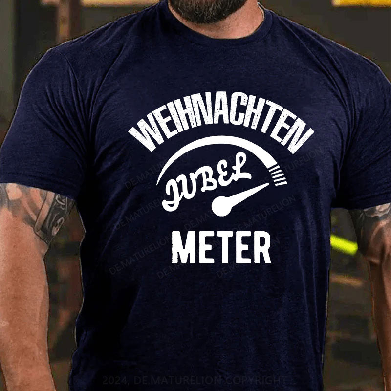 Weihnachten Jubel Meter T-Shirt