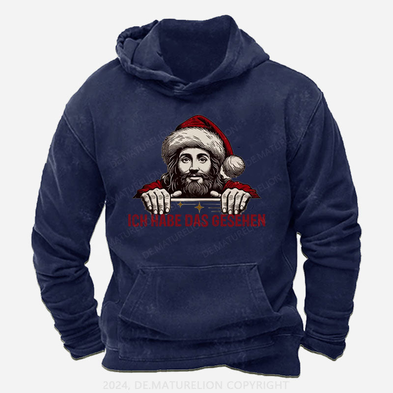 Ich habe das gesehen Weihnachten Hoodie