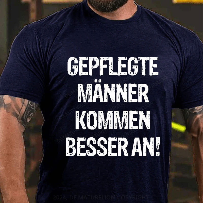 Gepflegte Männer kommen besser an T-Shirt