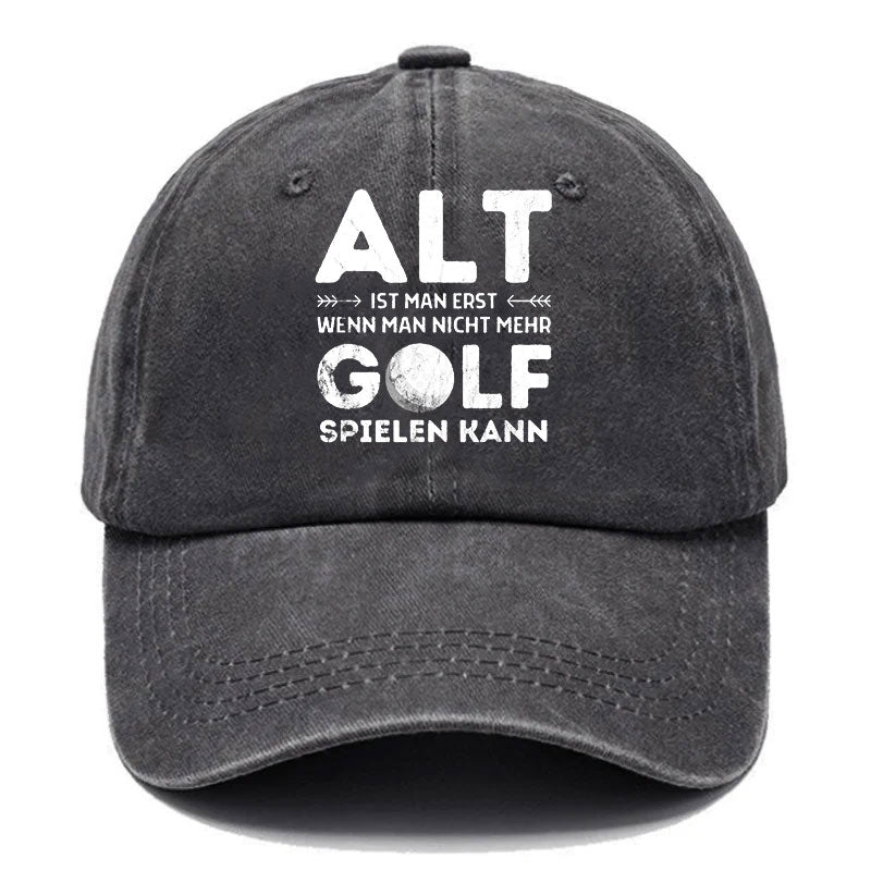 Golfspieler Golf Rentner Senioren Lustig Baseball Cap