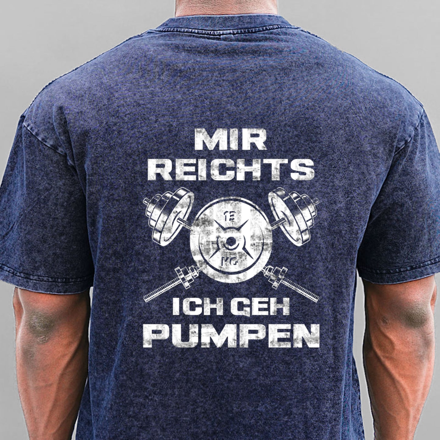 Ich Geh Pumpen Gewaschene Vintage T-Shirt