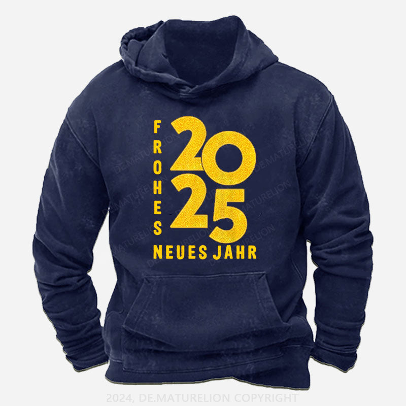Frohes Neues Jahr 2025 Hoodie