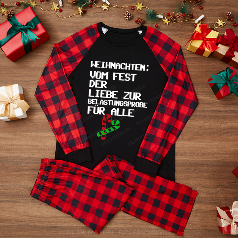 Maturelion Weihnachten vom Fest der Liebe zur Belastungsprobe für alle Weihnachten Familien Pyjama