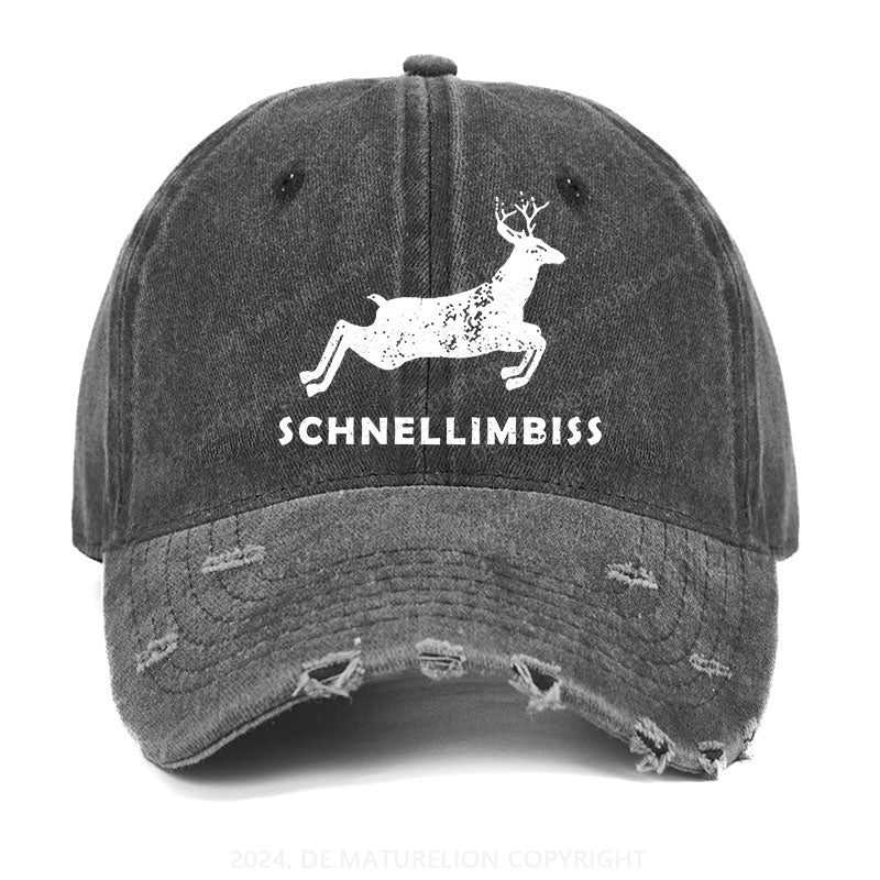 Schnellimbiss Gewaschene Vintage Cap