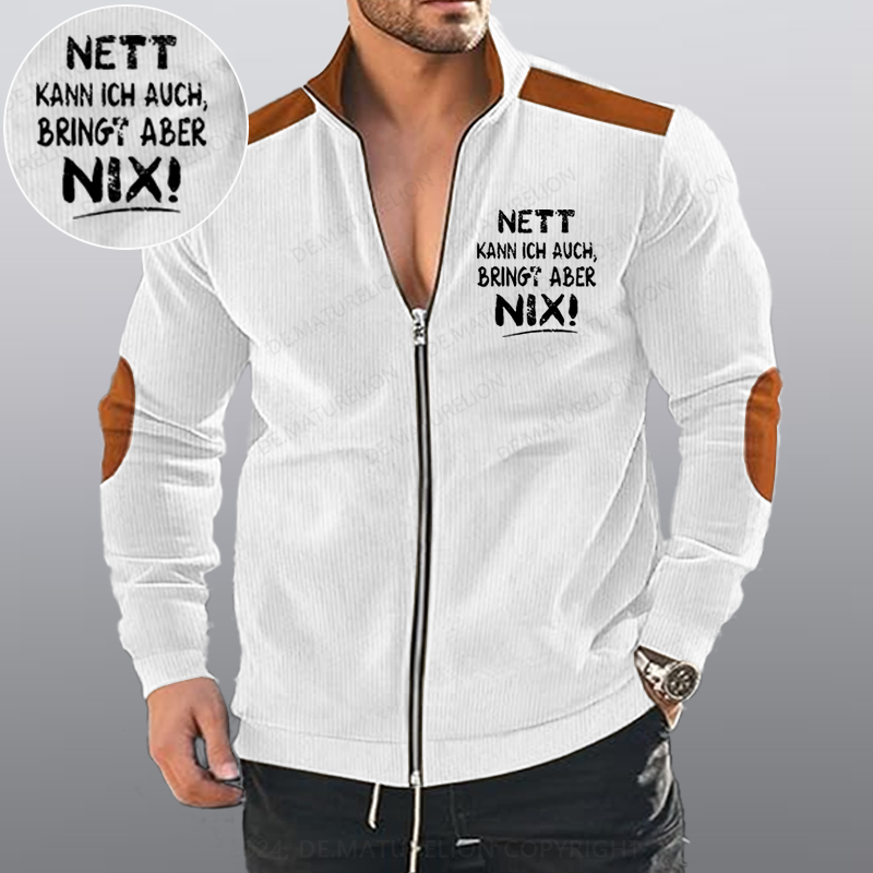 Maturelion Nett Kann Ich Auch Bringt Aber Nix Reißverschluss Jacke