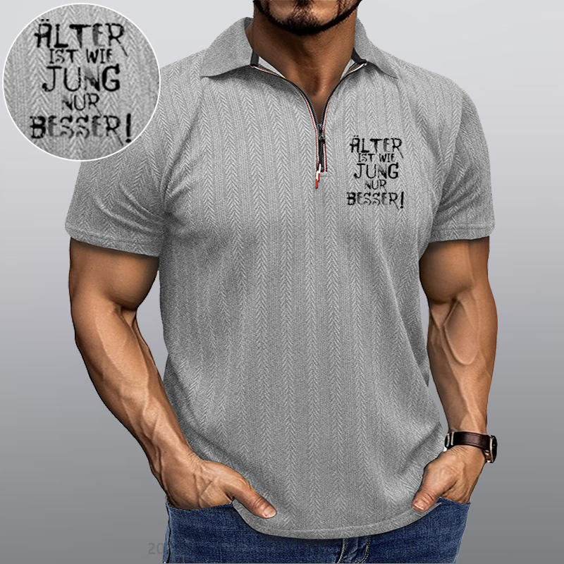 Maturelion Älter ist wie jung nur besser Kragen T-Shirt