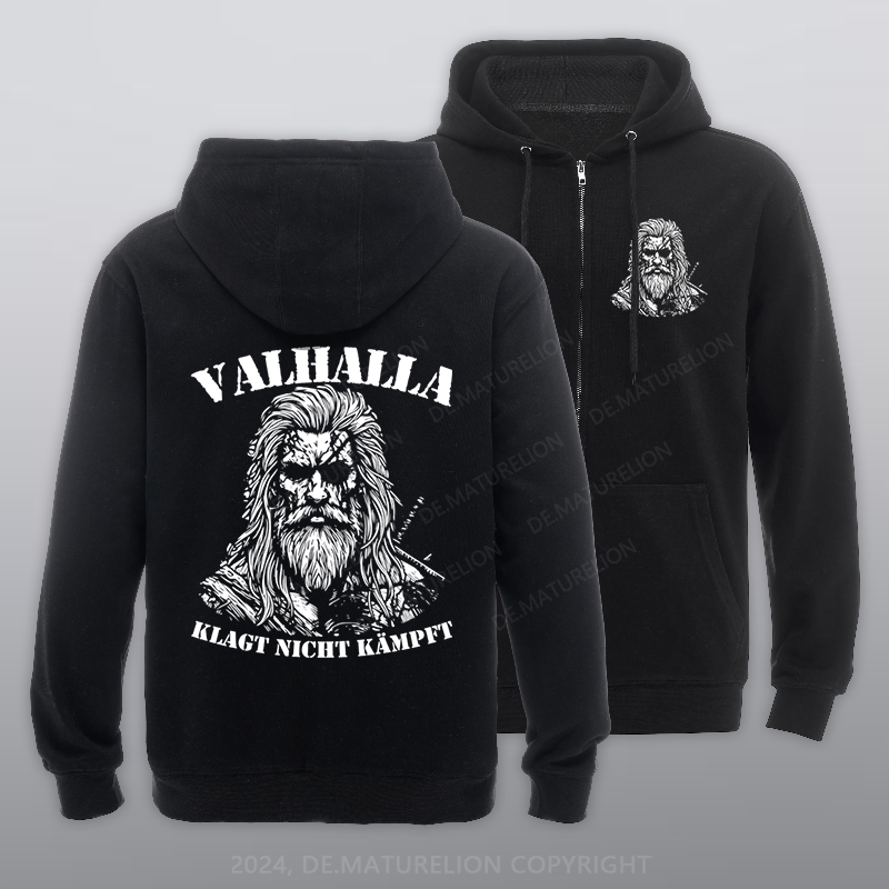 Maturelion Klagt nicht Kämpft Reißverschluss Hoodie