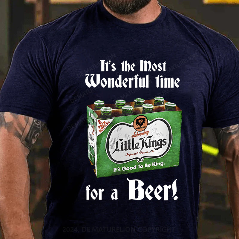 Es ist die schönste Zeit fürs Bier! T-Shirt