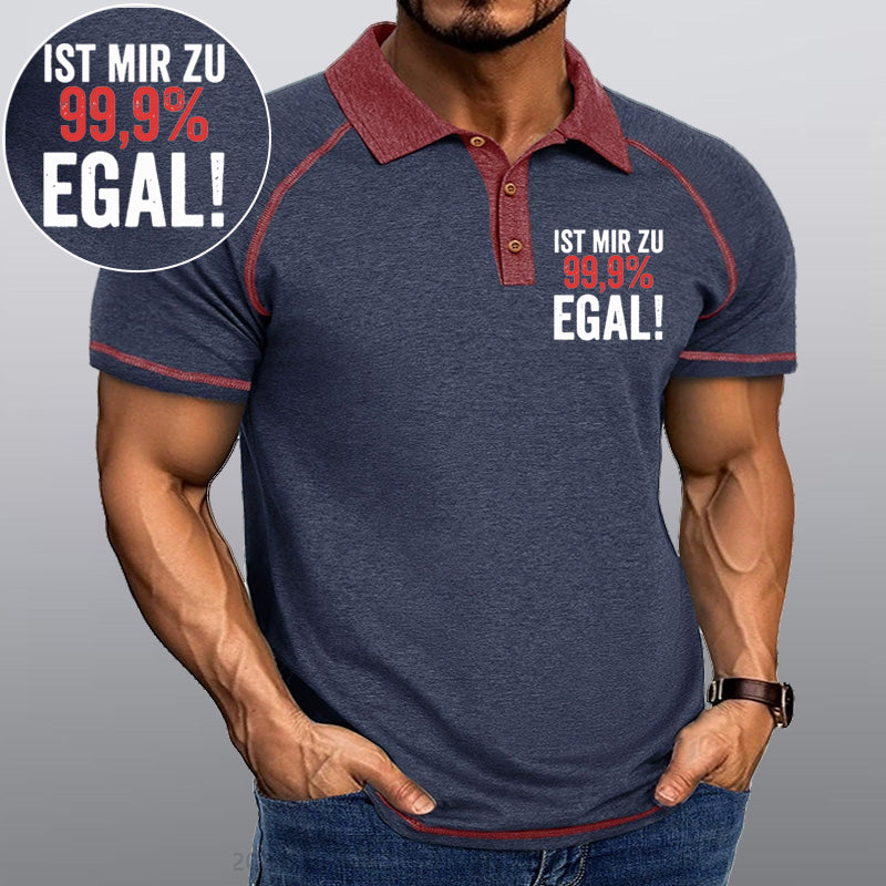 Maturelion Ist Mir Zu 99,9% Egal Kragen T-Shirt