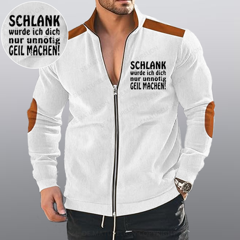 Maturelion Schlank Würde Ich Dich Nur Unnötig Geil Machen Reißverschluss Jacke