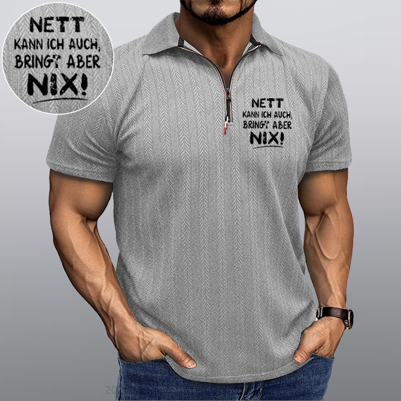 Maturelion Nett Kann Ich Auch Bringt Aber Nix Kragen T-Shirt