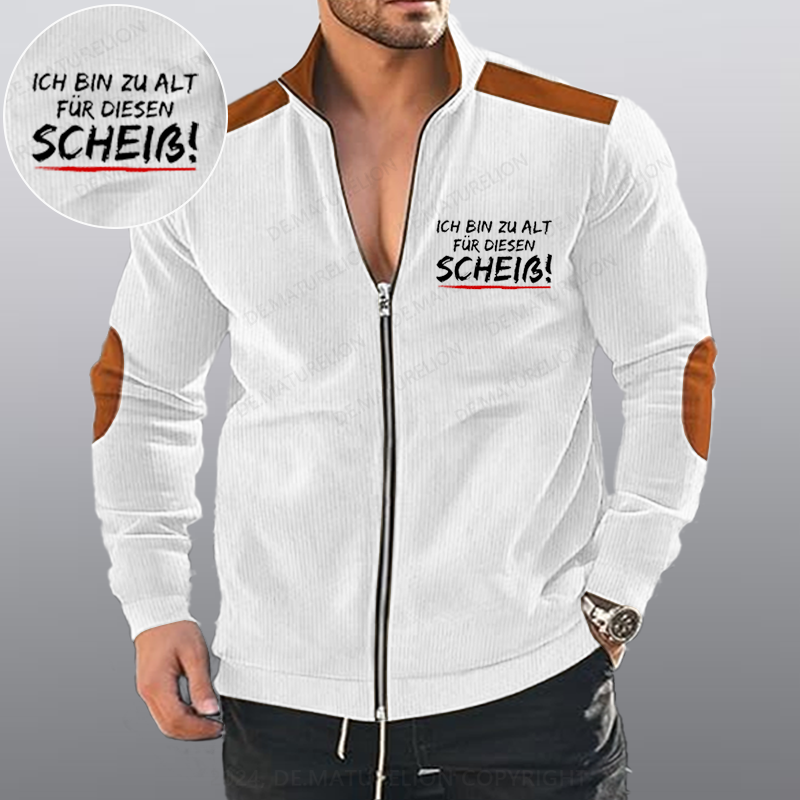 Maturelion Ich Bin Zu Alt Für Diesen Scheiß Reißverschluss Jacke