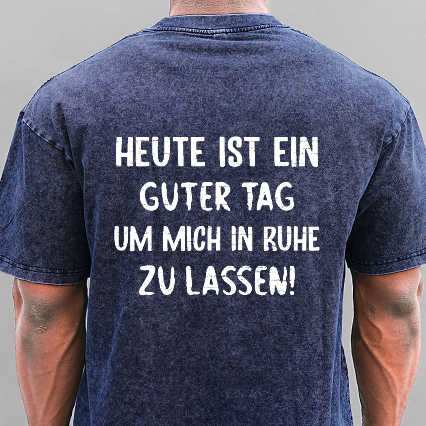 Heute Ist Ein Guter Tag Um Mich In Ruhe Zu Lassen Gewaschene Vintage T-Shirt