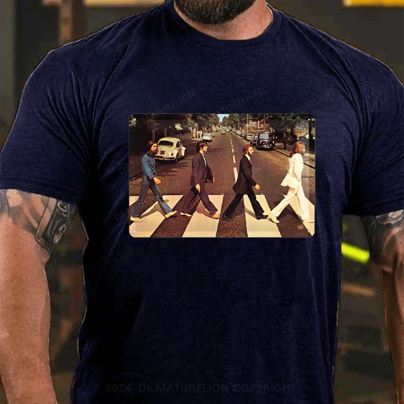 Maturelion Nostalgischer Stil T-Shirt