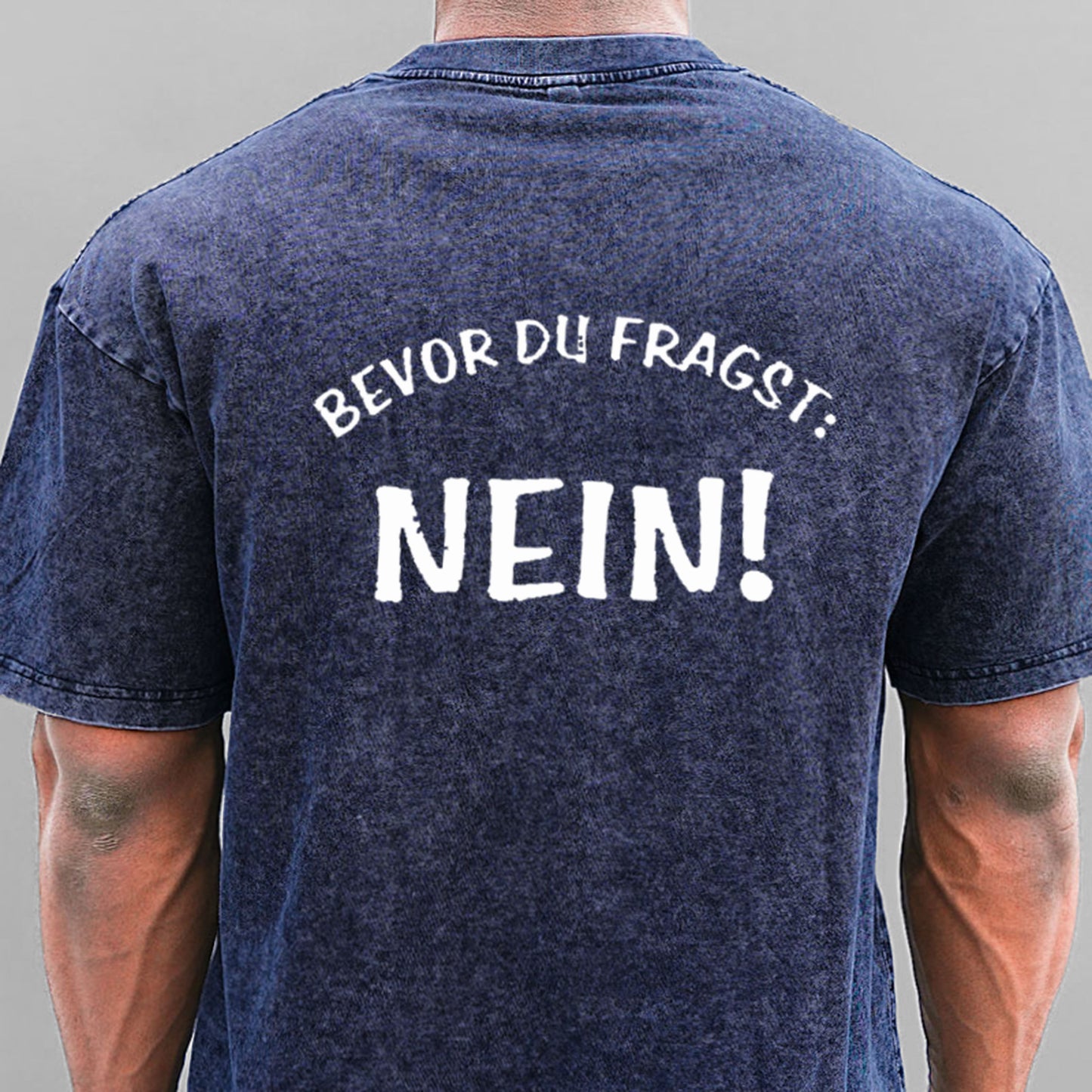 Bevor Du Fragst Nein Gewaschene Vintage T-Shirt