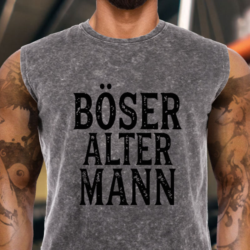 Böser Alter Mann Tank Top