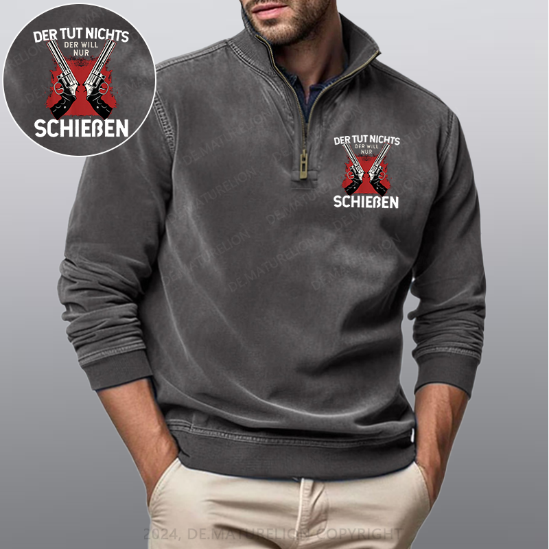 Maturelion Schützenfest Schießen Schießsport Waffe Sportschütze Stehkragen Poloshirt